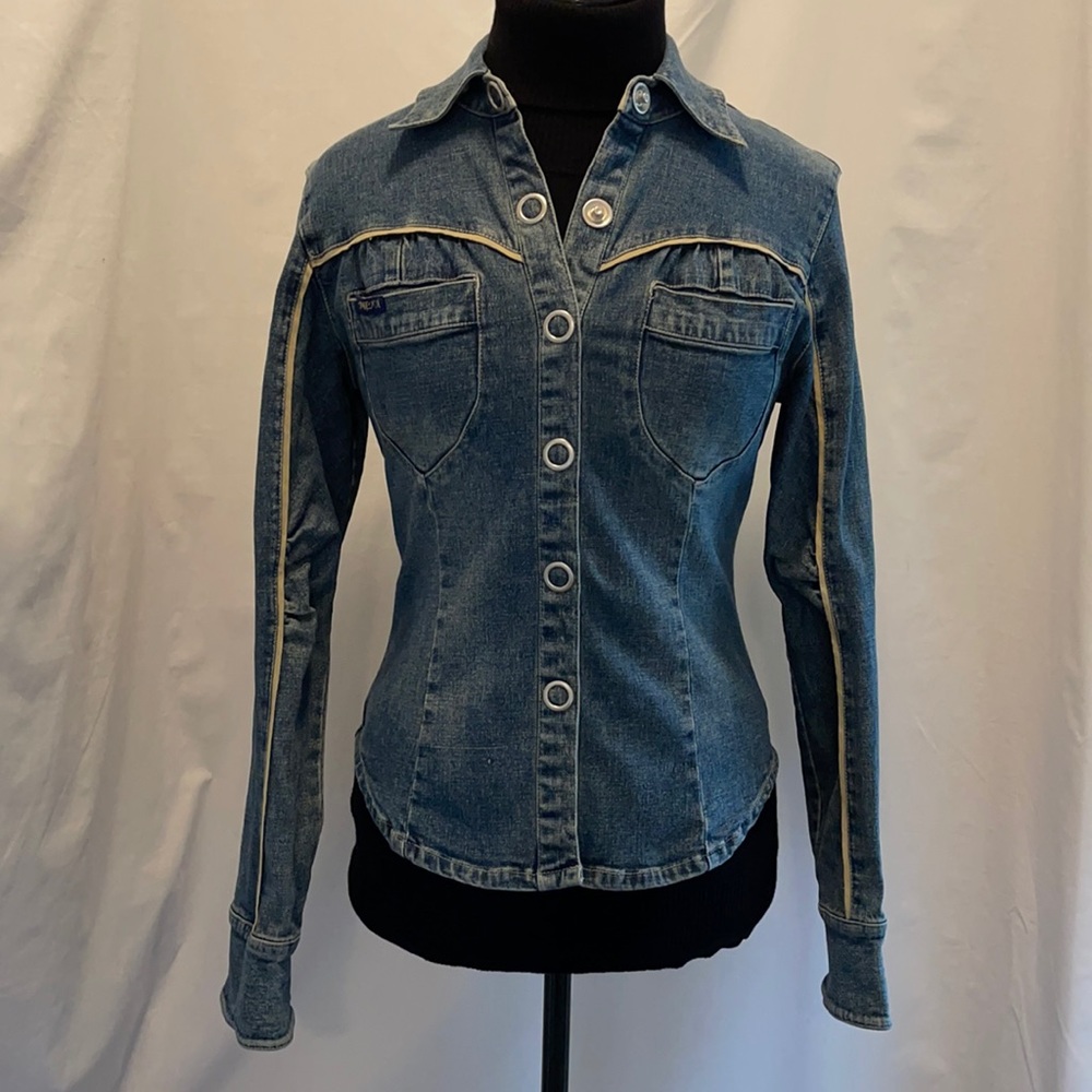 Jean Snap Front Shirt by Morena
